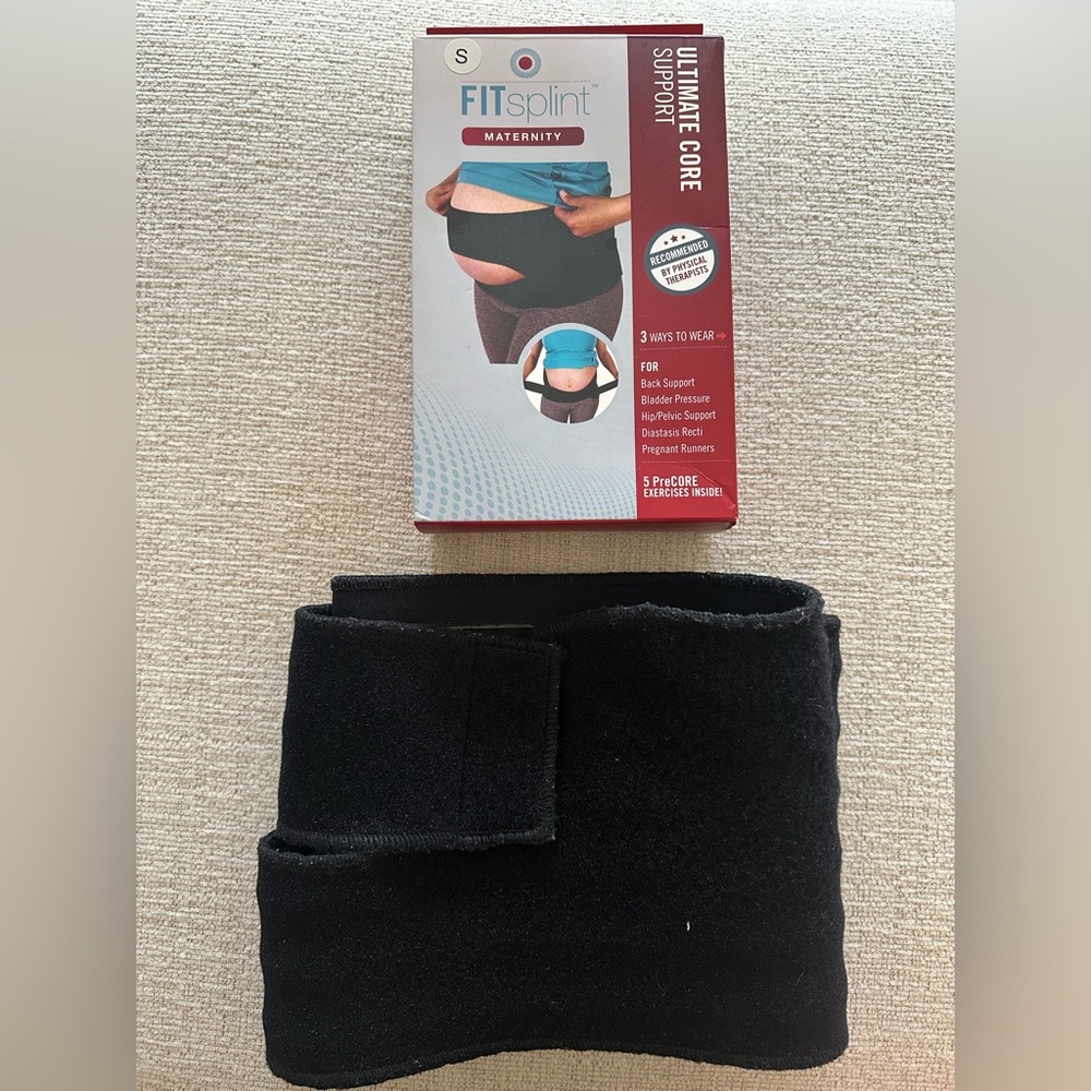 FITsplint Maternity Core Support Belt in Black